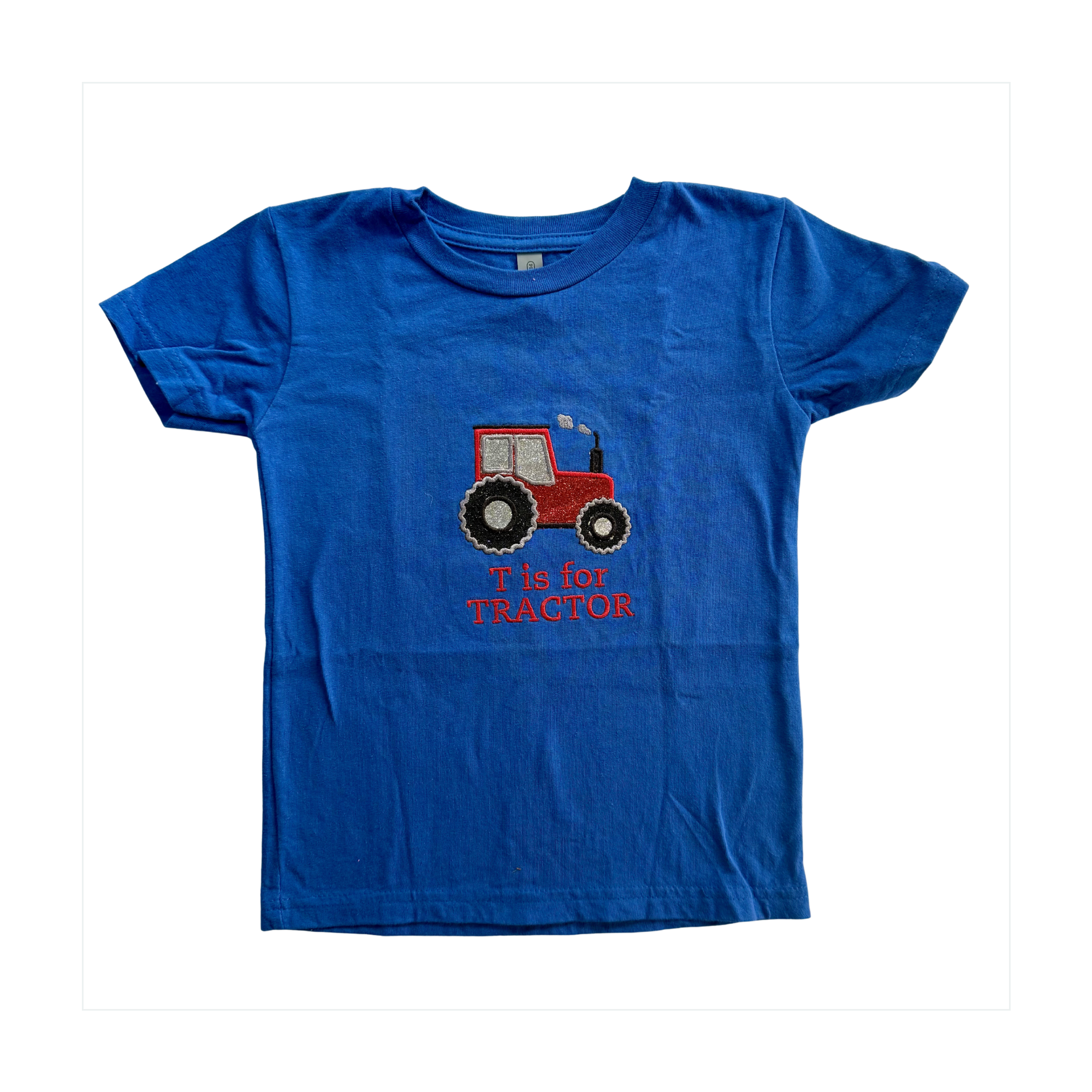 Personalized "___ Is for ___" Embroidered Kids T-Shirt