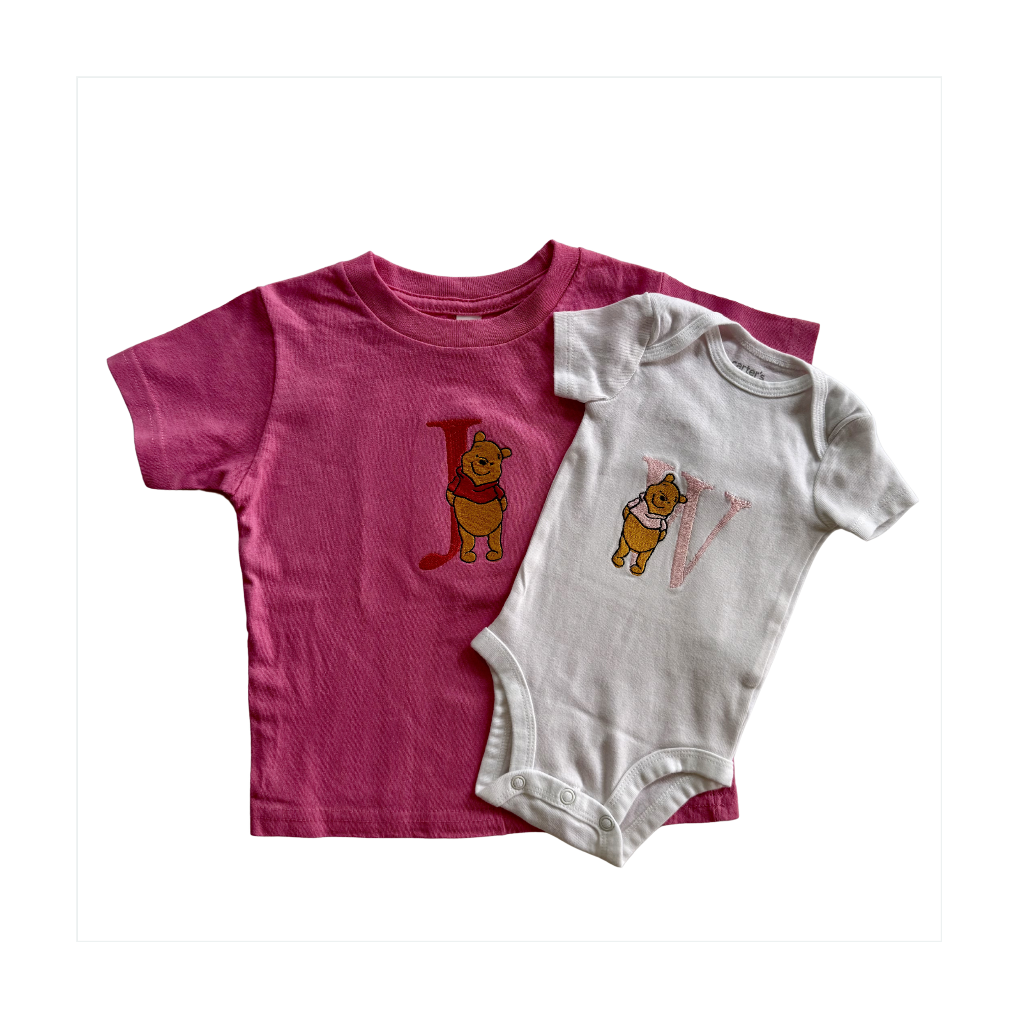 Personalized Winnie the Pooh™ Embroidered Kids T-Shirt