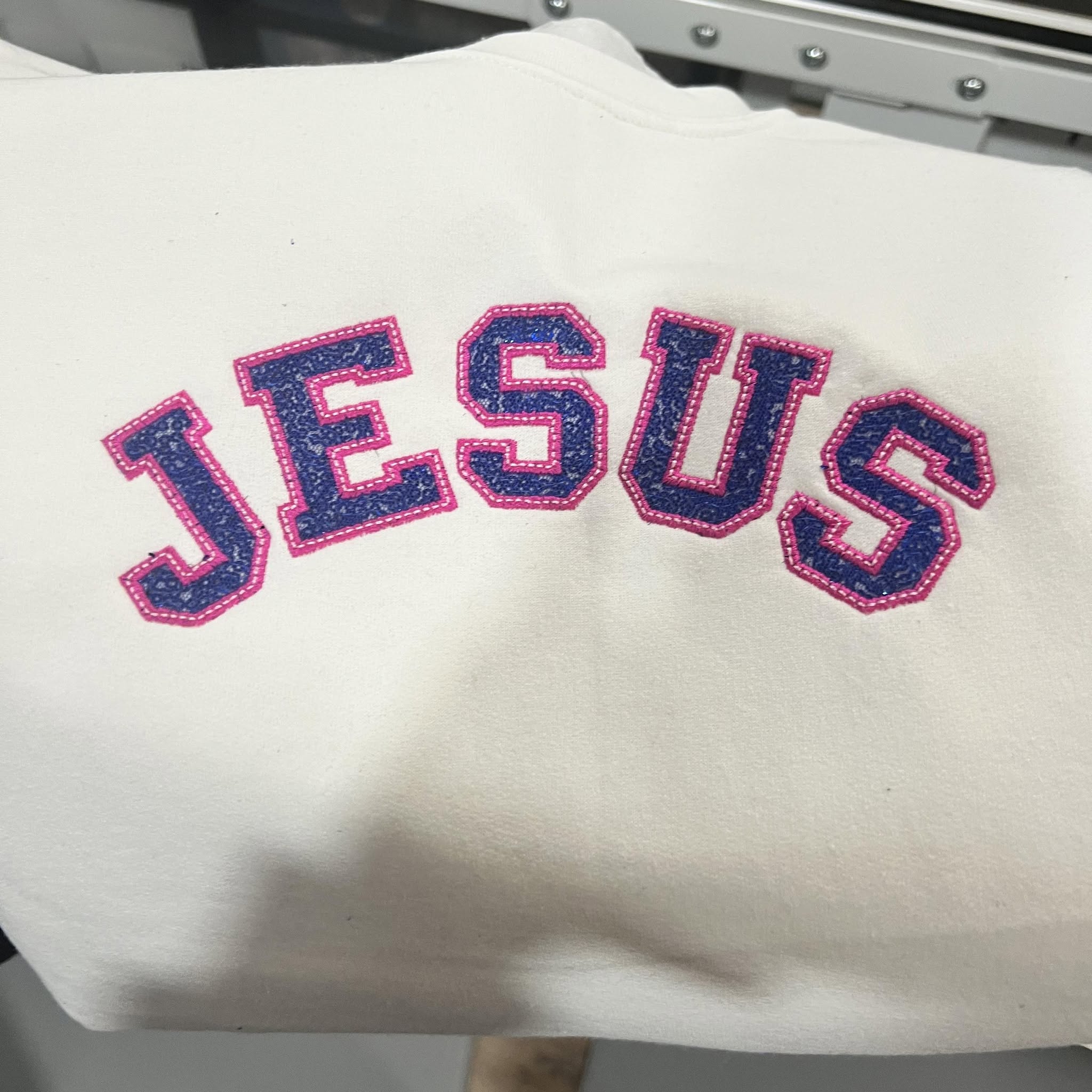 Jesus Embroidered Sweatshirt