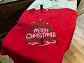 Embroidered Merry Christmas Sweatshirt
